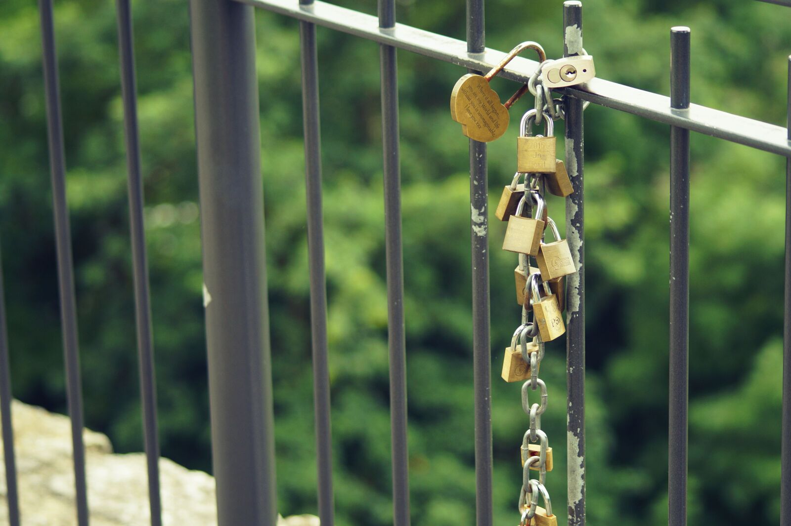 Sony SLT-A58 sample photo. Swing, fence, iron photography