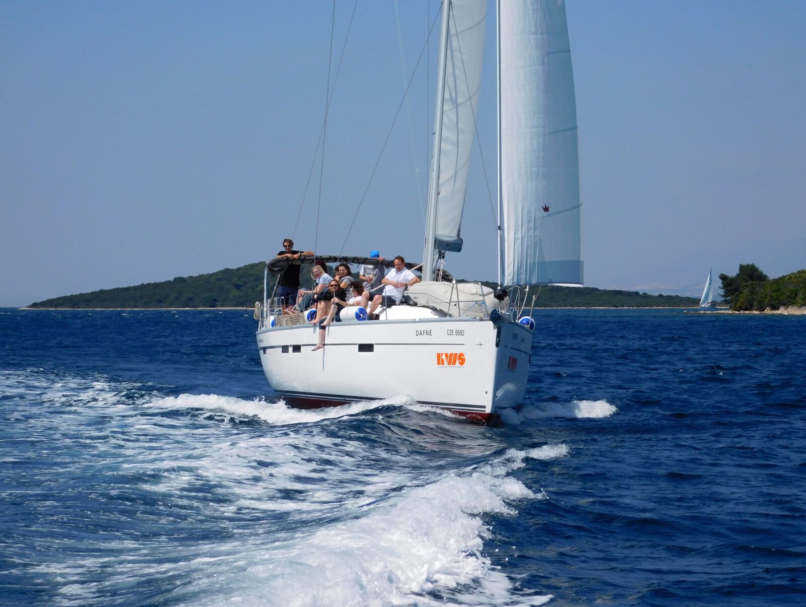 Nikon Coolpix L840 sample photo. Bavaria 46 cruiser, sailing photography