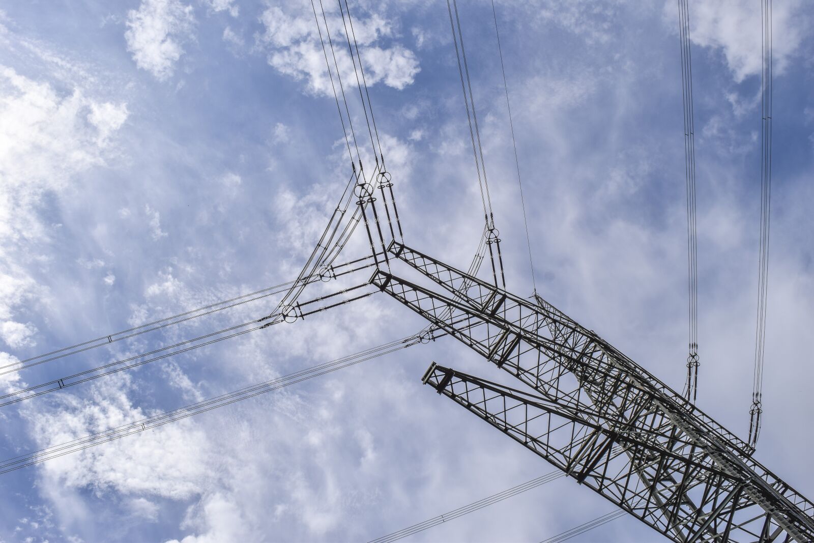 Nikon D3300 sample photo. Strommast, current, energy photography
