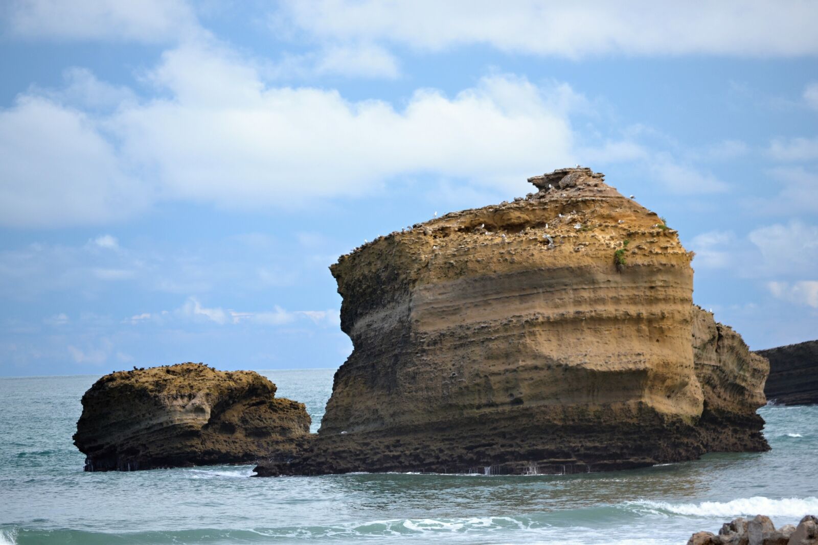 Nikon D3100 sample photo. Biarritz, france, beach photography