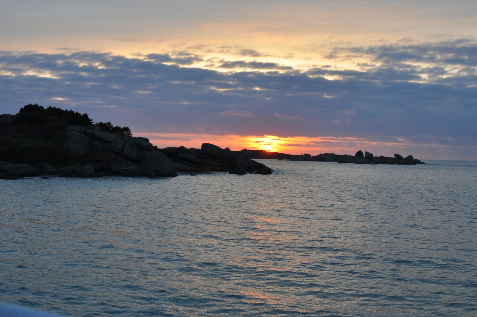 Nikon D90 sample photo. Pink granite coast, sunset photography