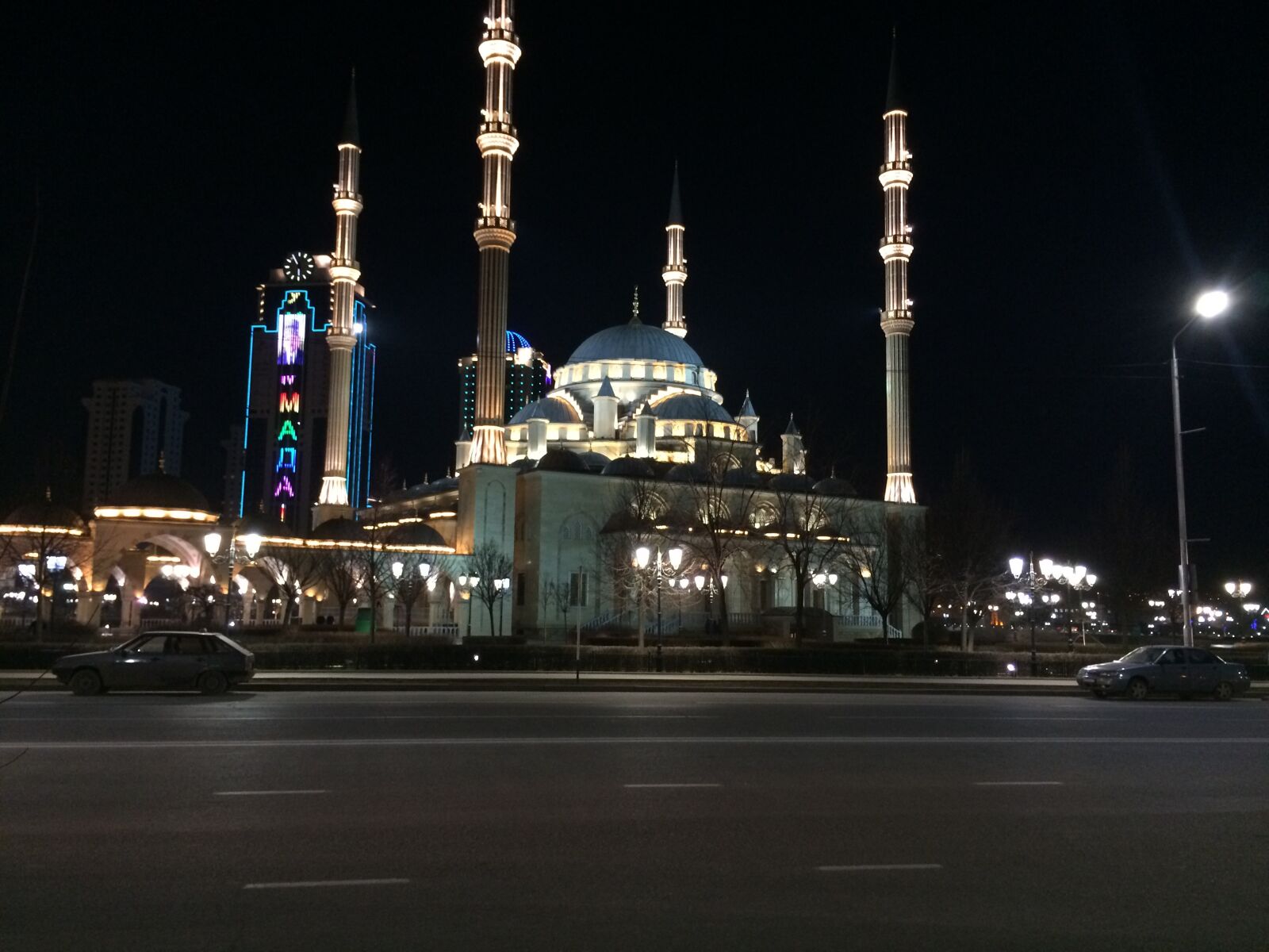 Apple iPhone 5s sample photo. Mosque, chechnya, grozny photography