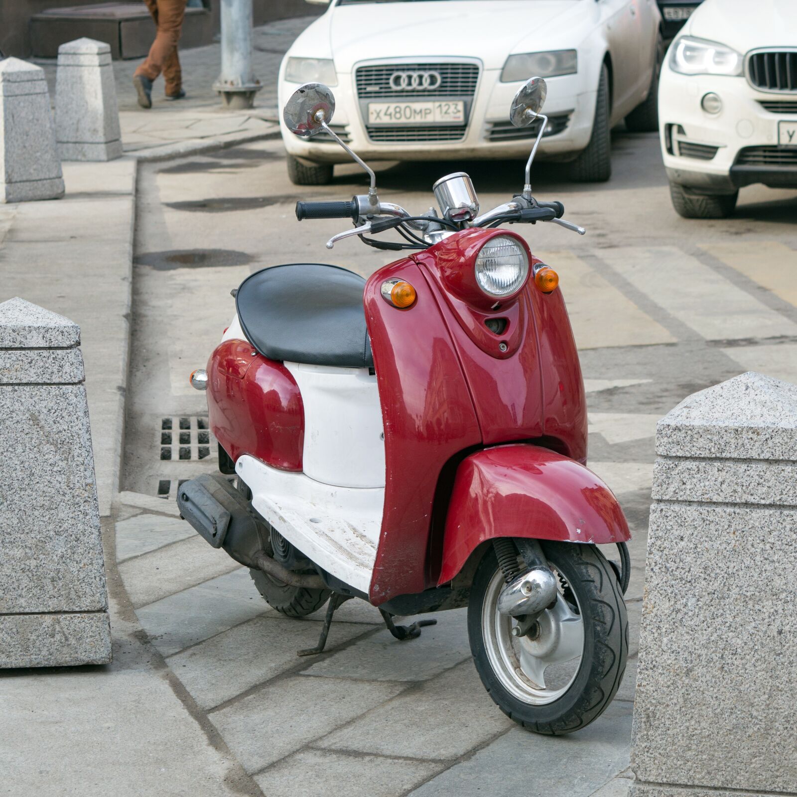 Nikon D3200 sample photo. Moped, scooter, transport photography