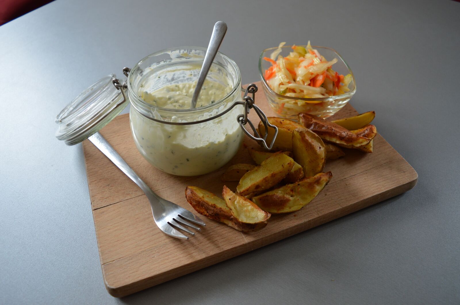 Nikon D3200 sample photo. Food, salad, potato photography