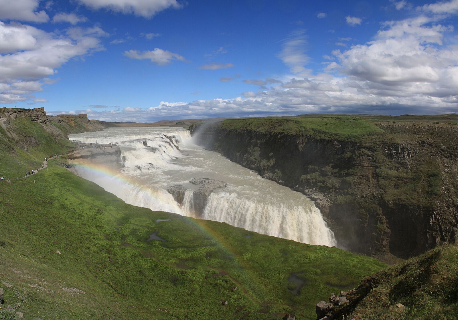 Canon EOS 450D (EOS Rebel XSi / EOS Kiss X2) sample photo. Iceland, gullfoss, waterfall photography
