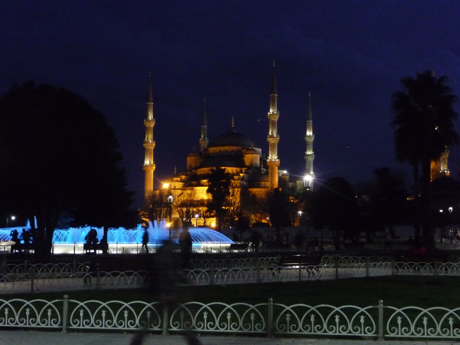Panasonic Lumix DMC-TZ5 sample photo. Blue, istanbul, mosque, night photography