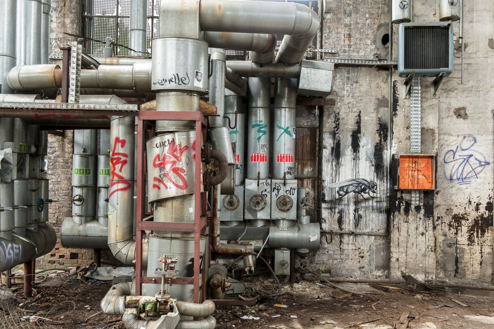 Nikon D700 sample photo. Lost place, industrial plant photography