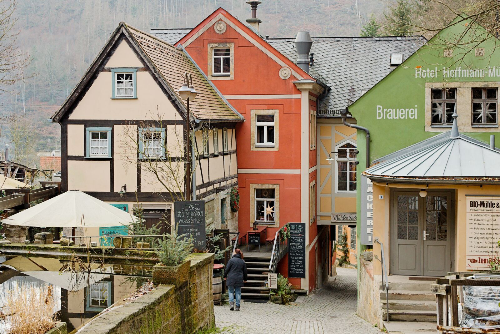 Nikon D3200 sample photo. Winterdorf, schmilka, gebäude photography