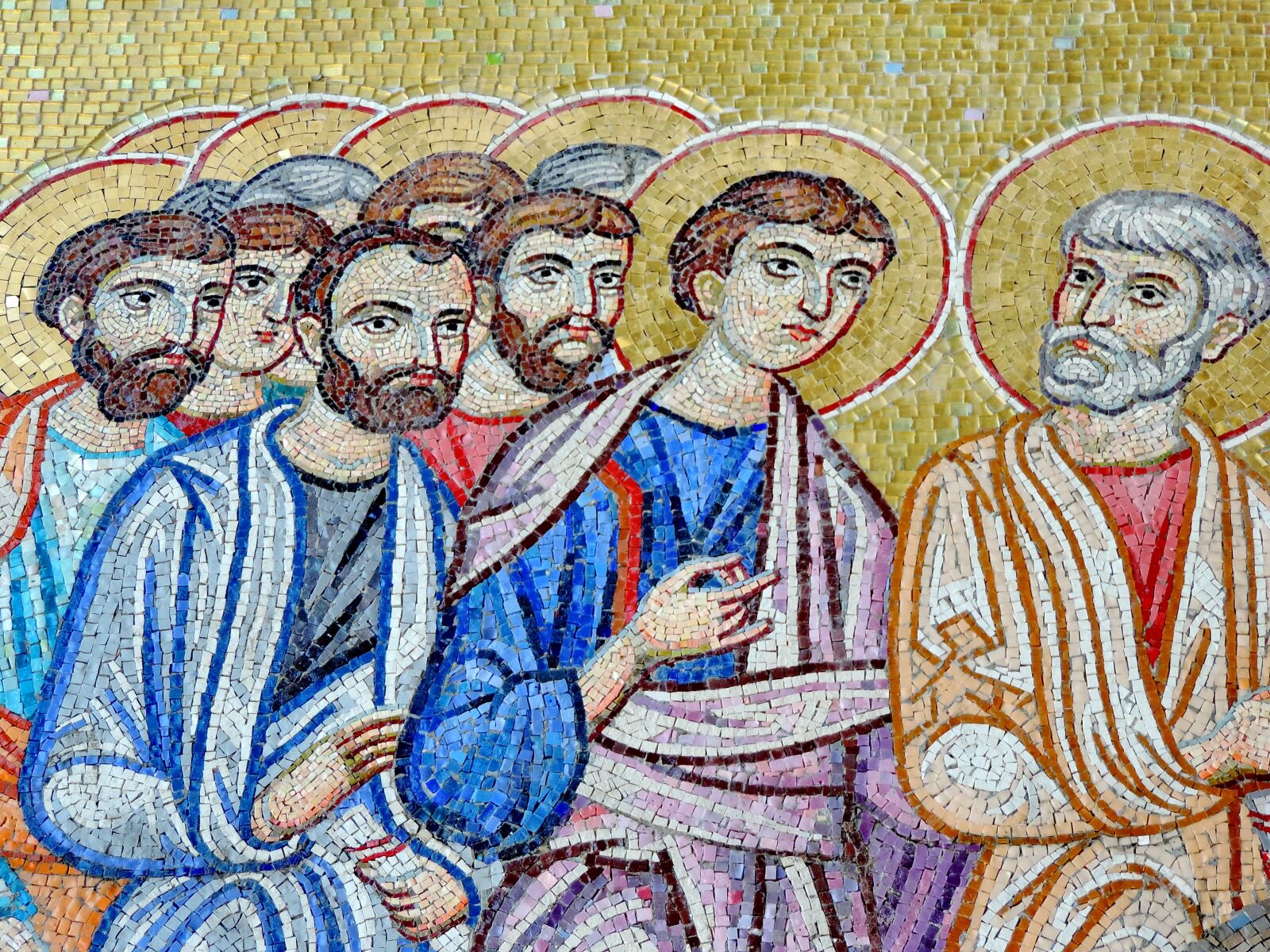 Nikon Coolpix P520 sample photo. Christian, christianity, mural, saint photography