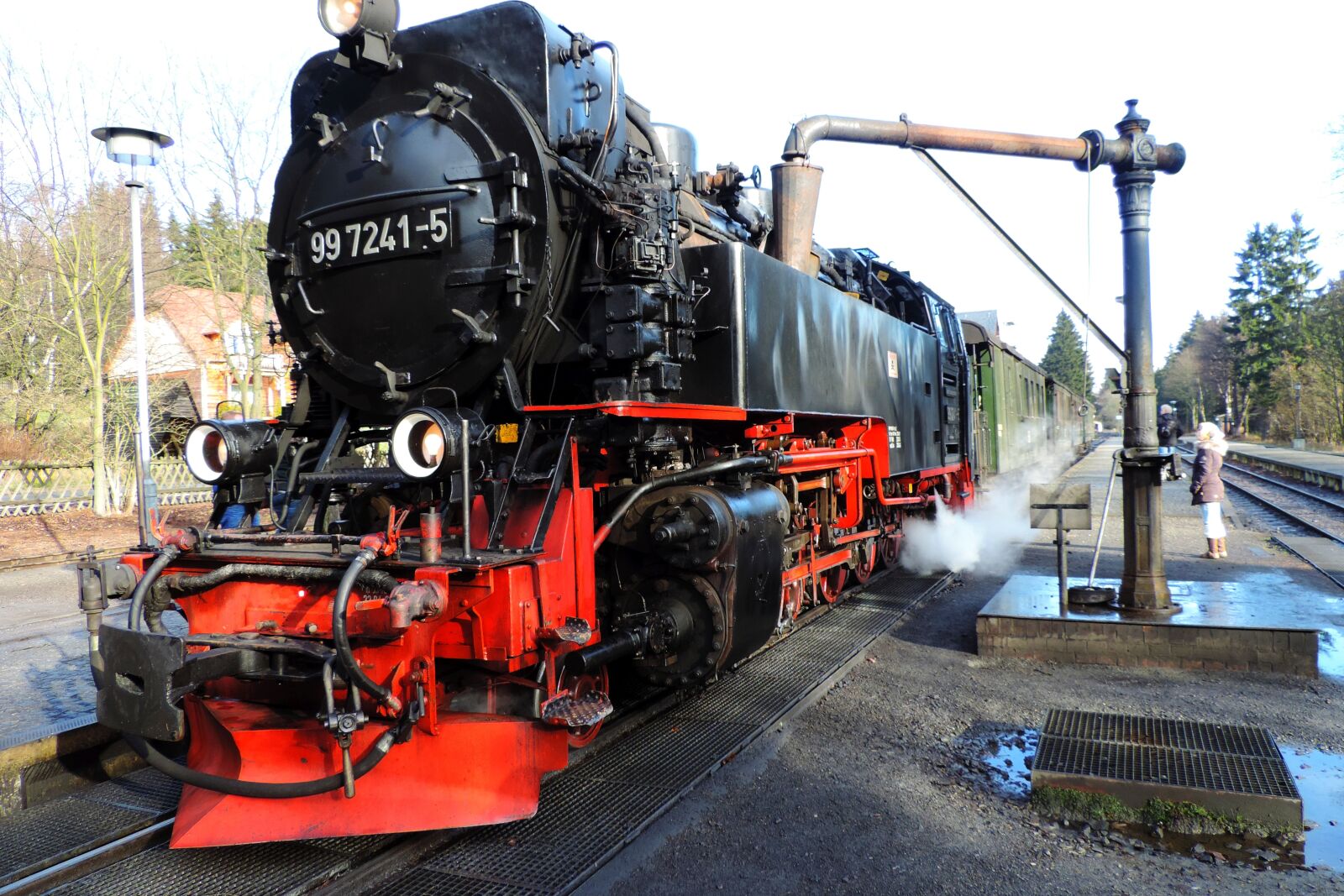 Nikon Coolpix P520 sample photo. Schmalspurbahn harzer, loco, train photography