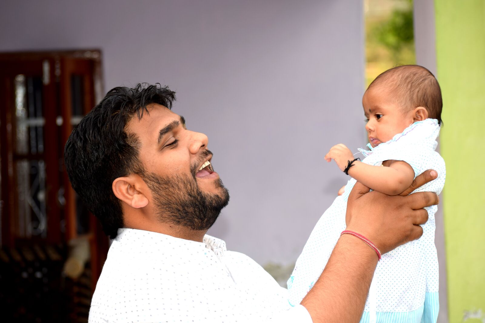 Nikon D3300 sample photo. Kids, father, cute photography