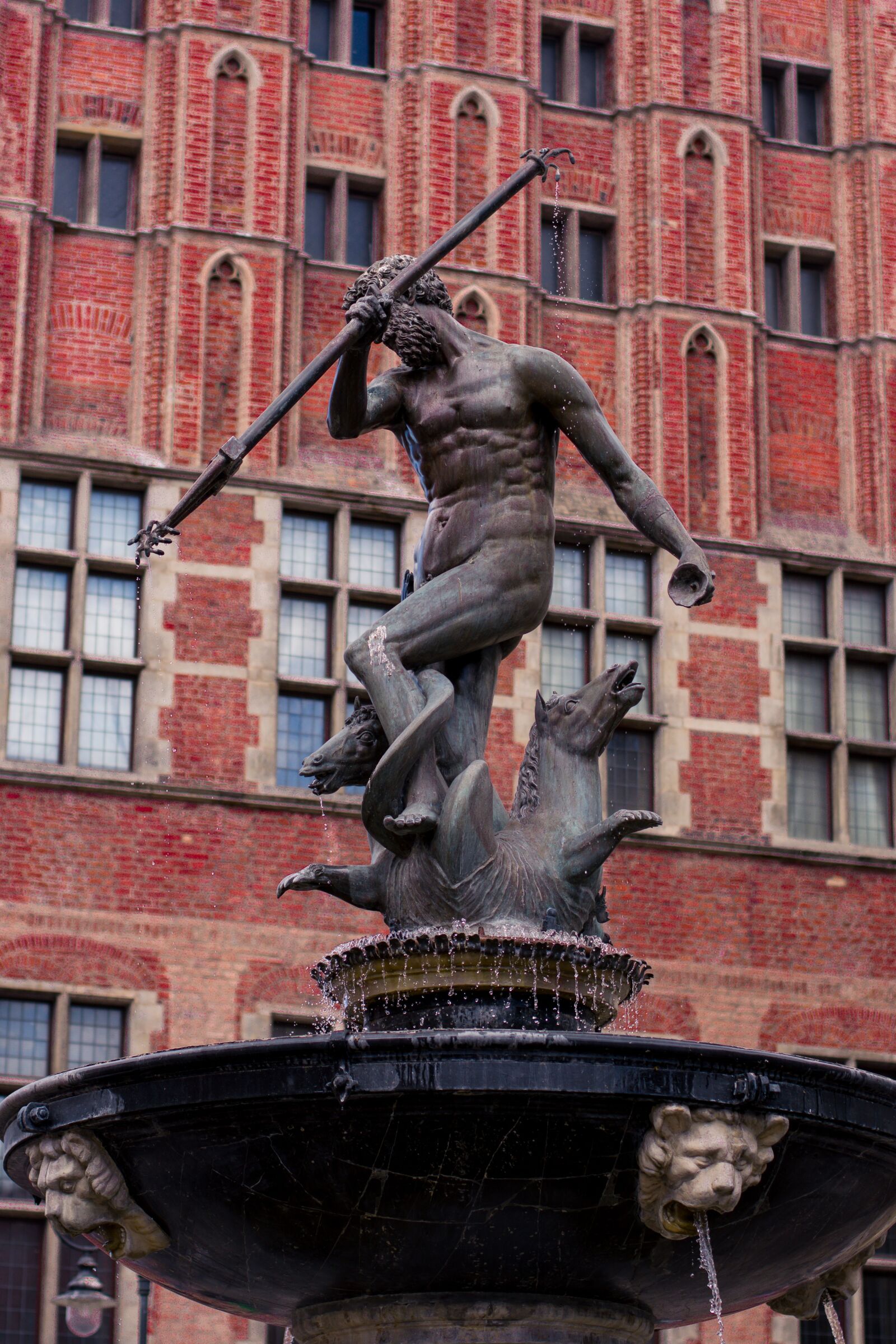 Nikon D5200 sample photo. Gdańsk, neptunium, monument photography
