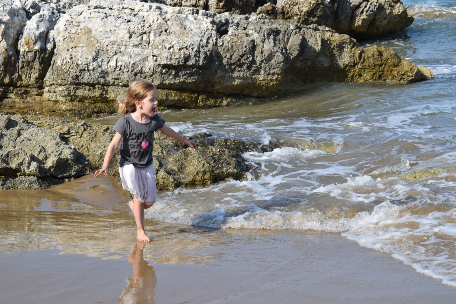 Nikon D3300 sample photo. Sea, beach, game photography