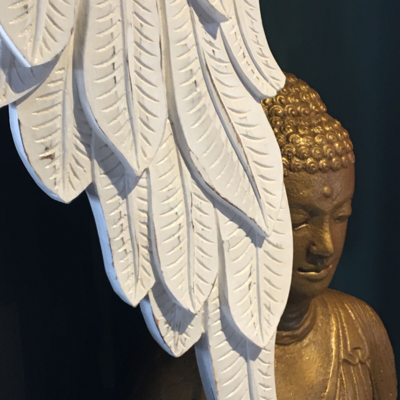 iPhone 6s back camera 4.15mm f/2.2 sample photo. Wing, angel, buddha photography