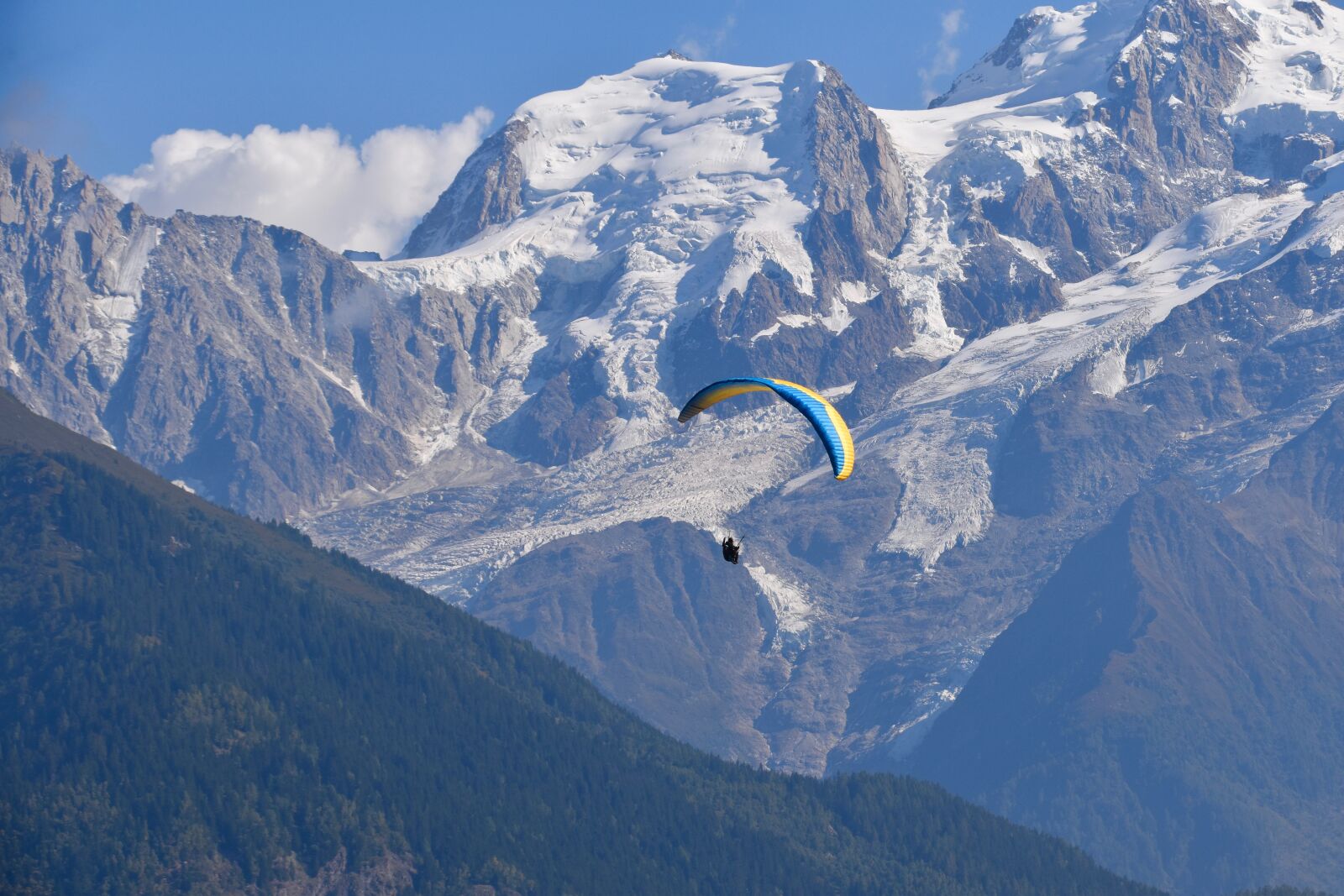 Nikon D5600 sample photo. Paragliding, paraglider, panoramic views photography