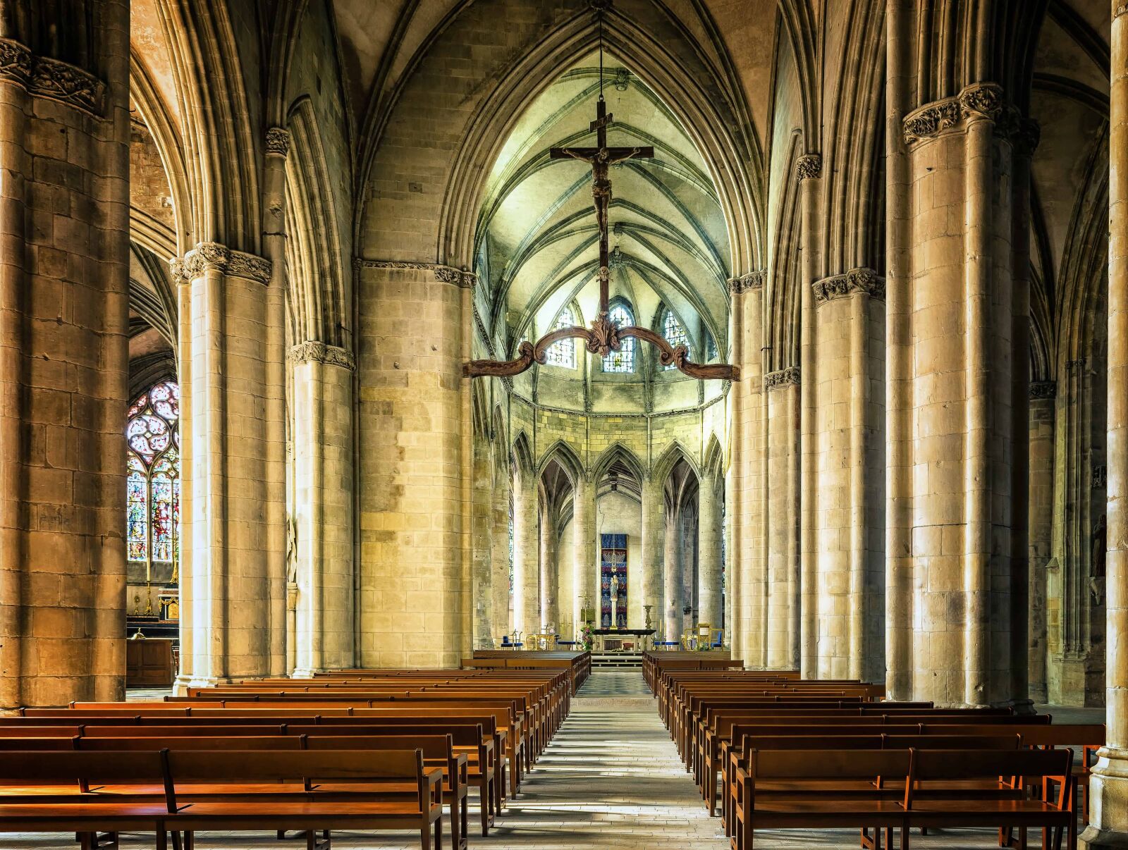 Nikon D3300 sample photo. Altar, religion, arch, cathedral photography