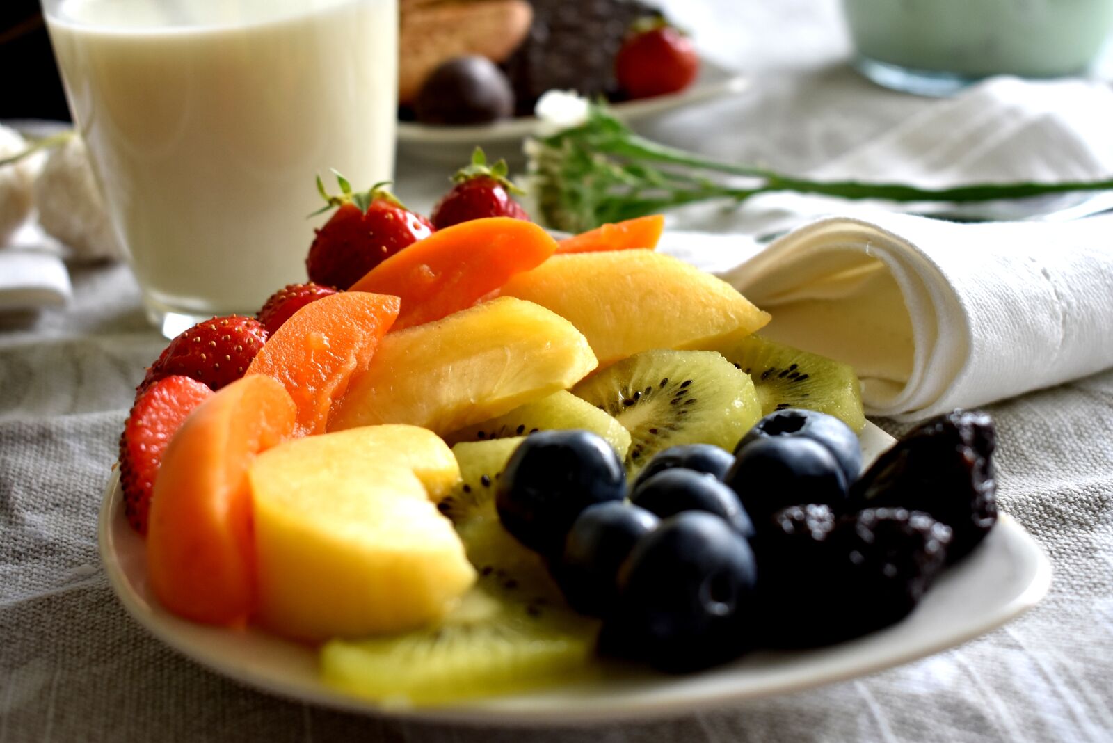 Nikon D3400 sample photo. Fruit, breakfast, fruit salad photography