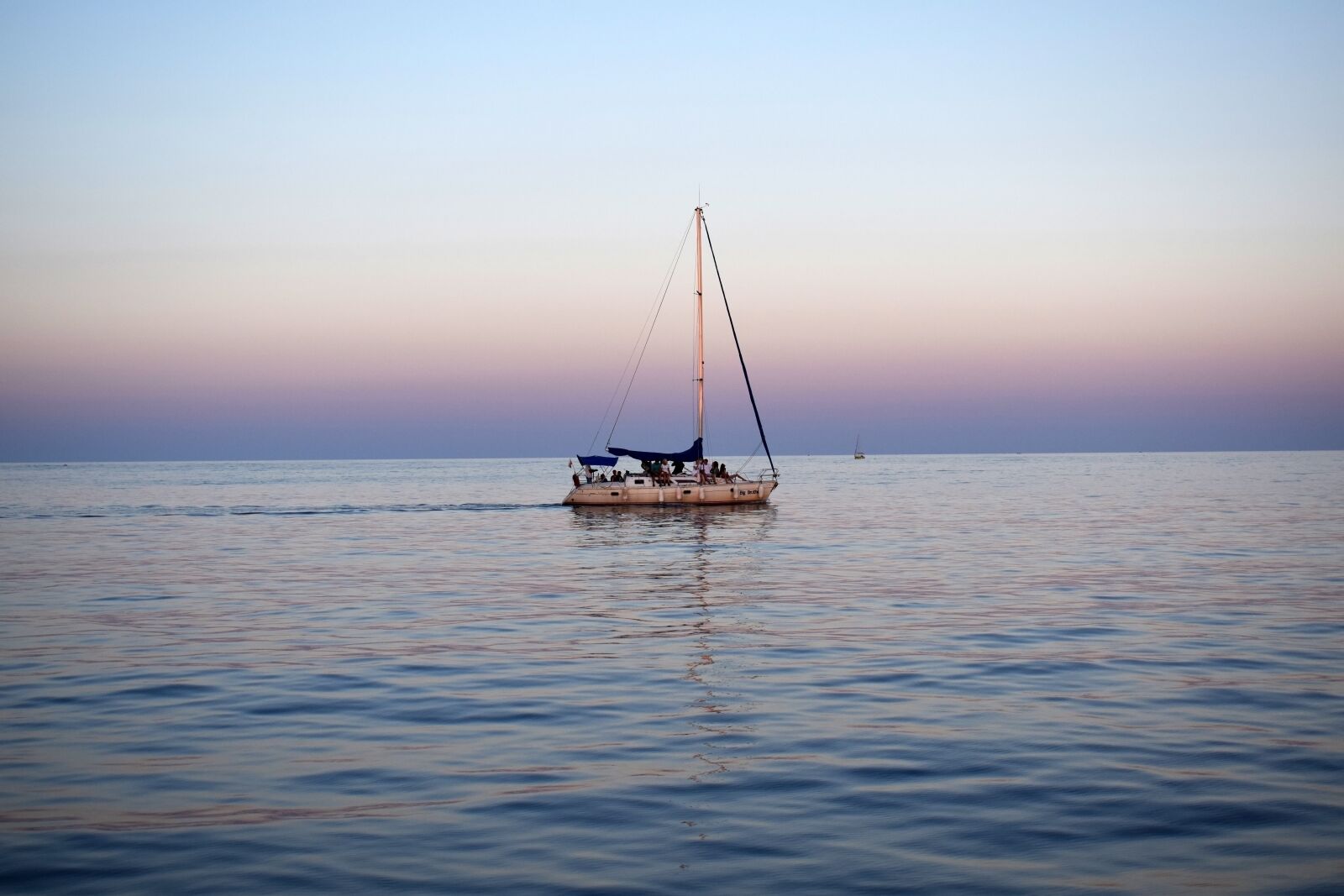 Nikon D3300 sample photo. Sea, boat, sunset photography