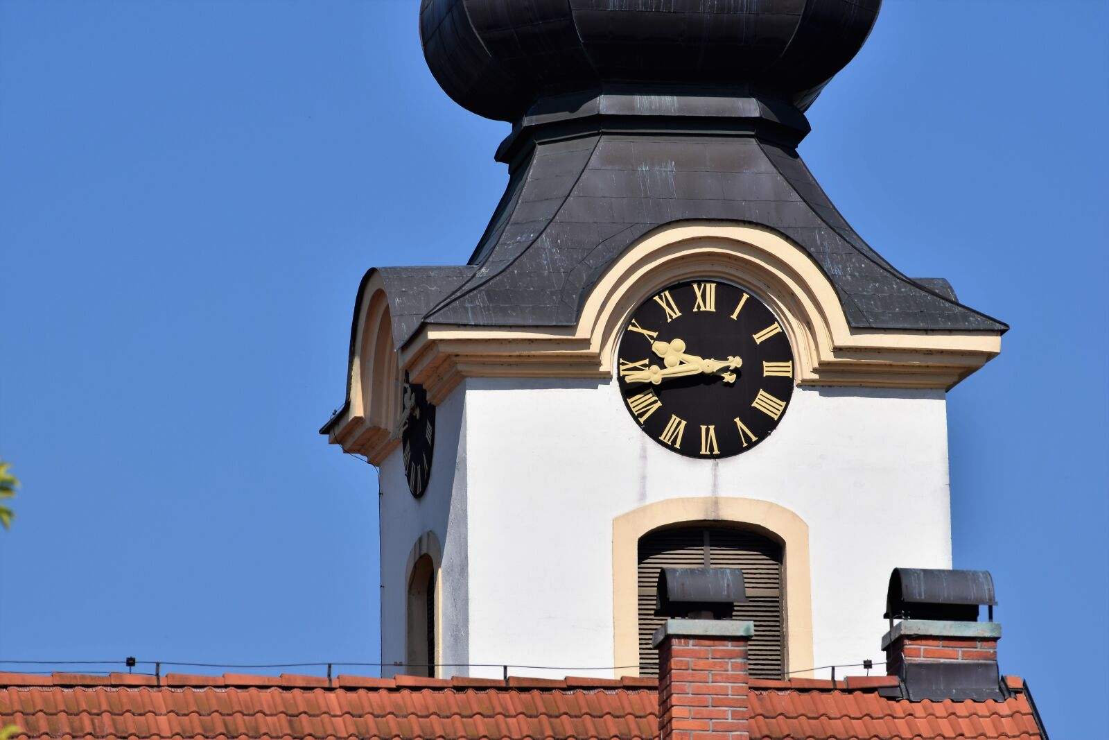 Nikon D3300 sample photo. Church clock, time, old photography