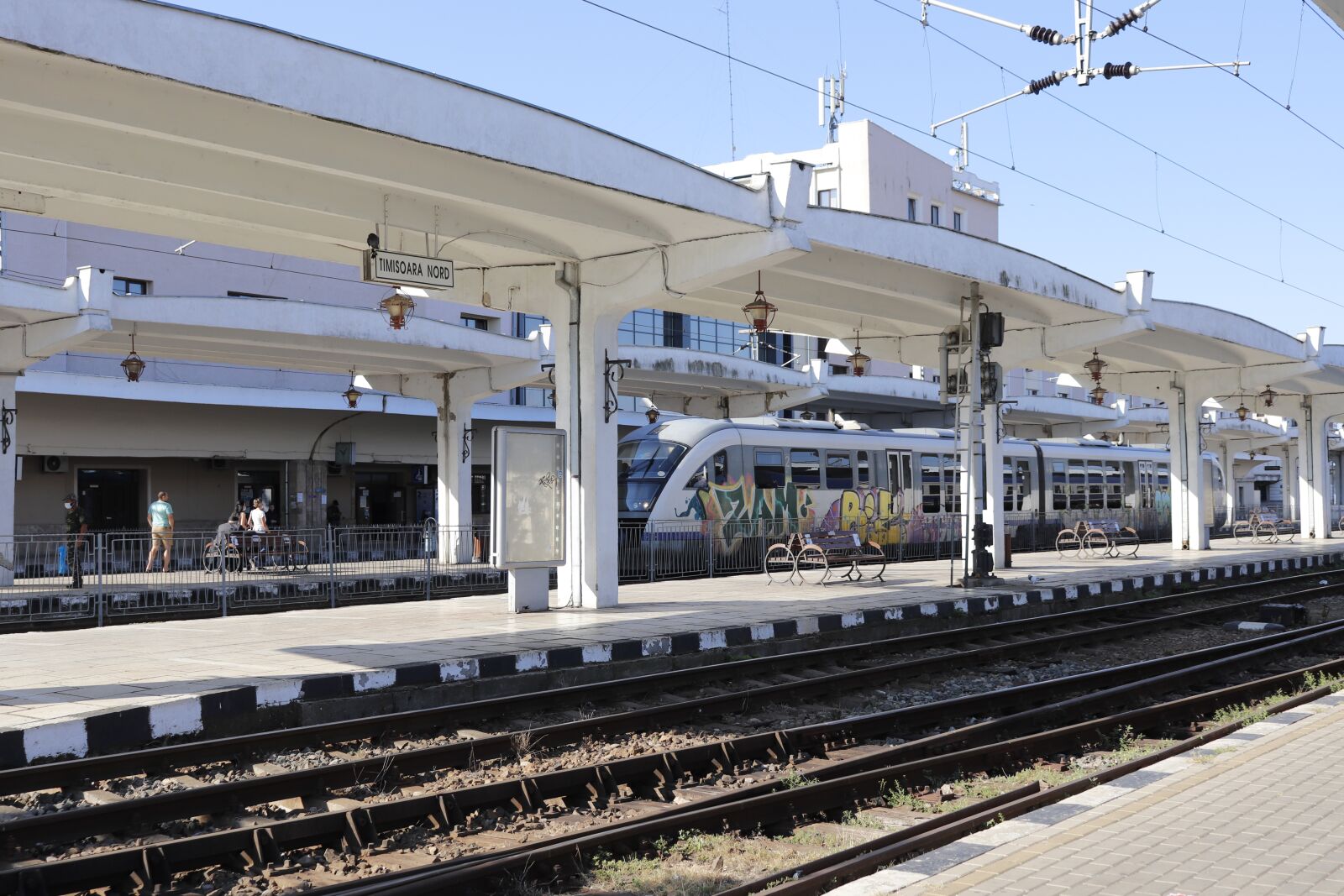 Canon EF-S 18-55mm F4-5.6 IS STM sample photo. Timisoara northern railway station photography