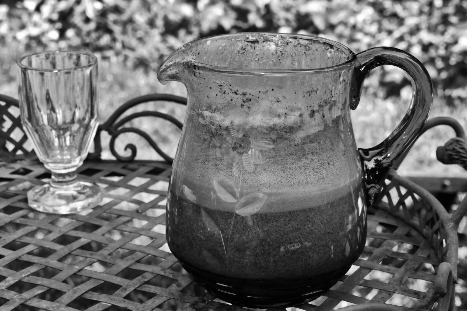 Panasonic Lumix DMC-G6 sample photo. Black white, krug, drink photography