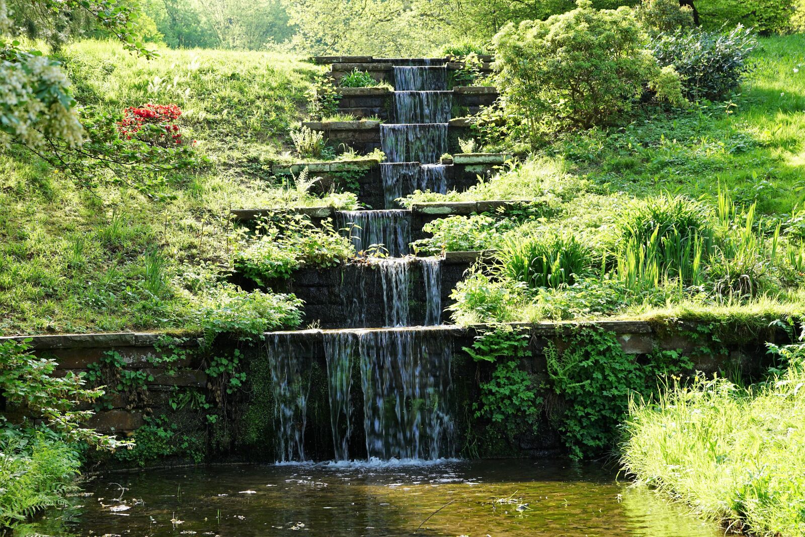 Sony ILCA-77M2 + Sony DT 16-50mm F2.8 SSM sample photo. Baden baden, waterfall, park photography