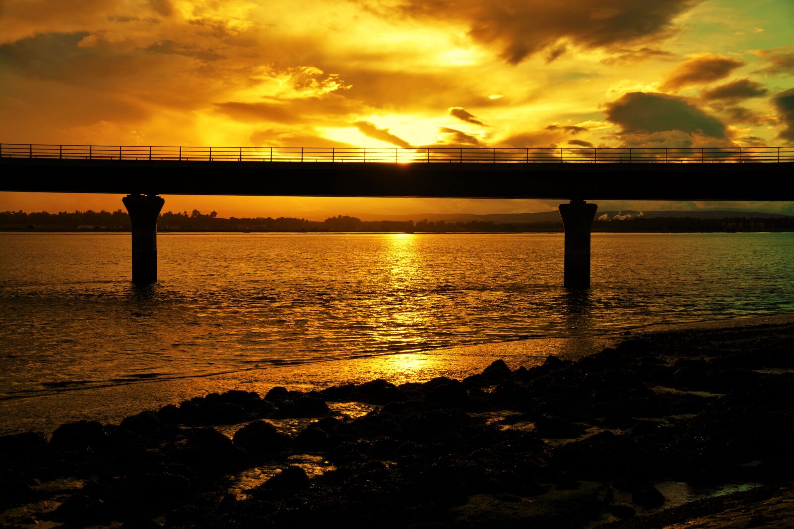 Nikon D7100 sample photo. Clackmannanshire bridge, scotland, sunset photography