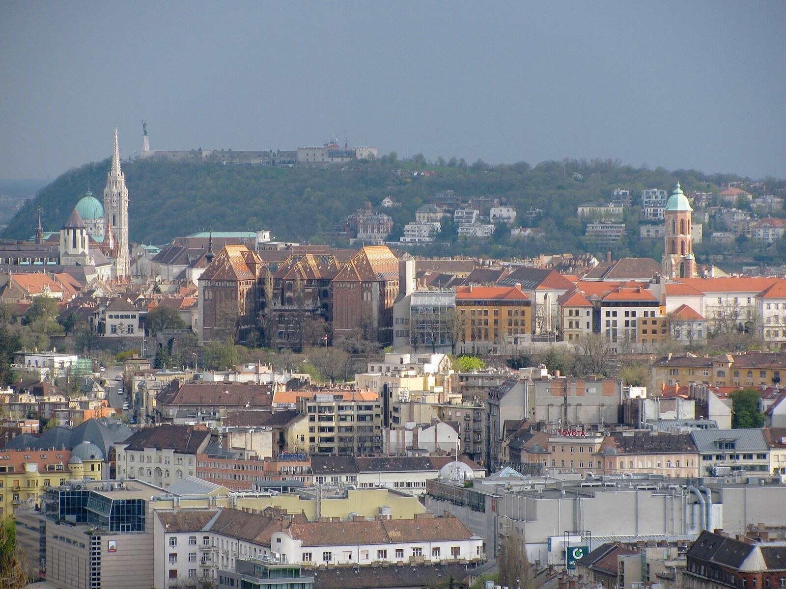 Canon PowerShot SX110 IS sample photo. Budapest, panorama, castle photography