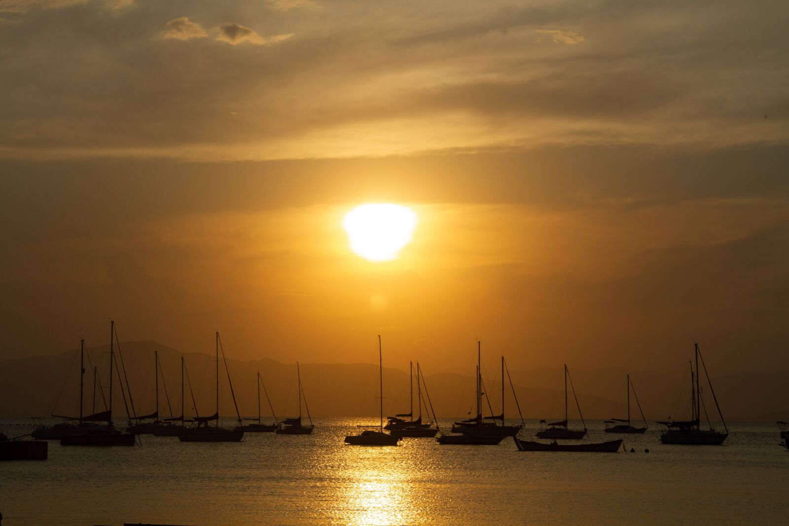 Canon EOS 7D sample photo. Sun, boat, sunset photography