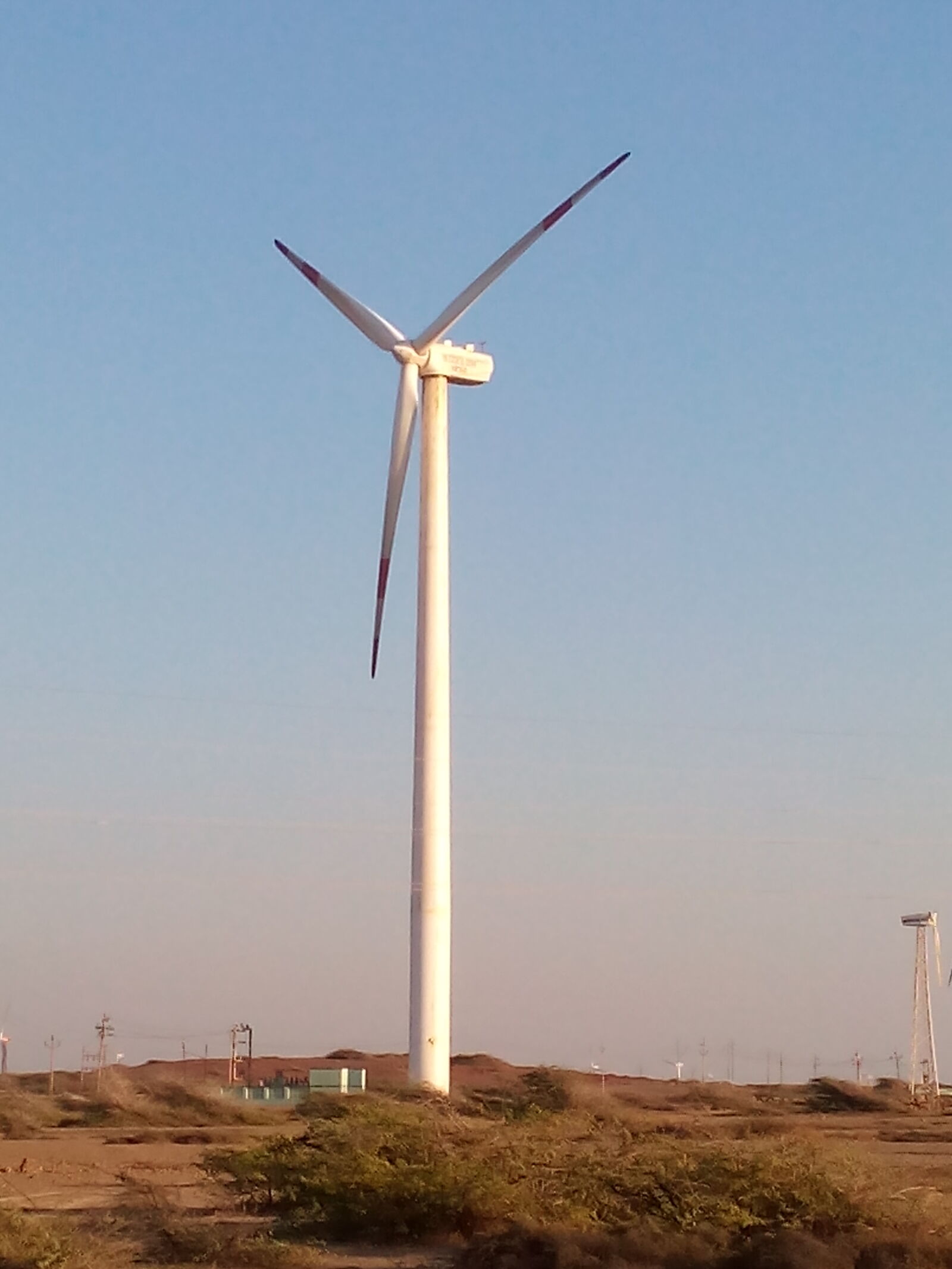 Micromax Canvas Spark sample photo. Windmills photography