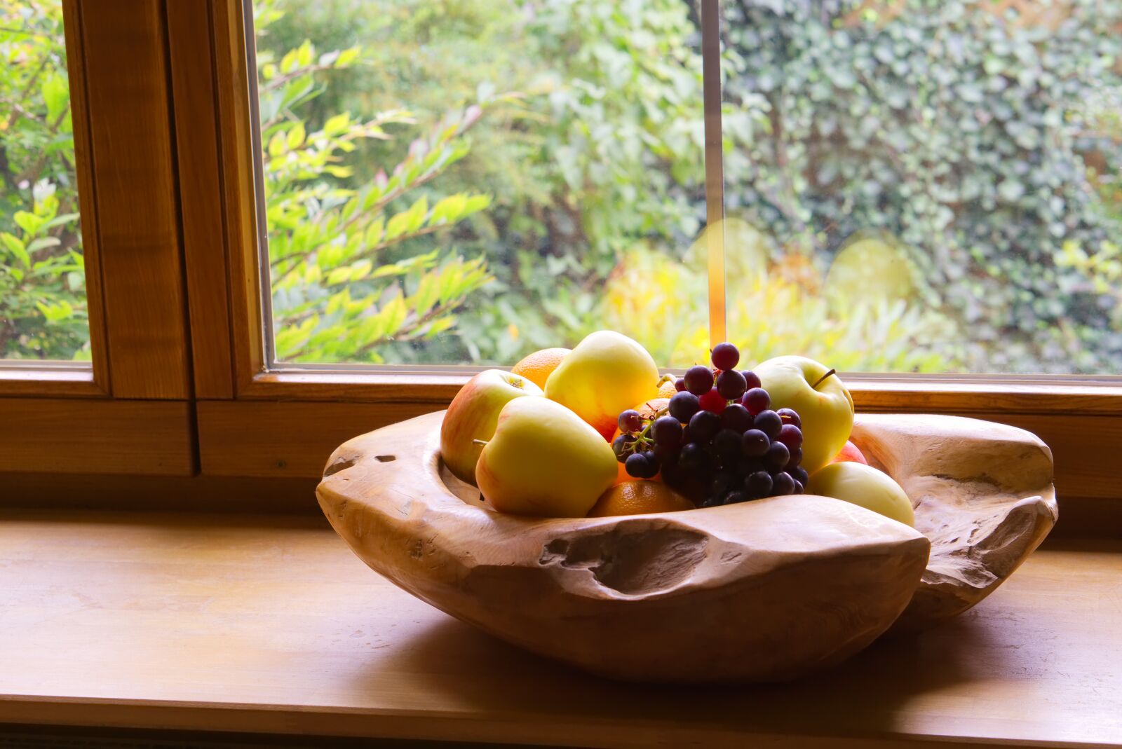 E 50mm F1.8 OSS sample photo. Fruit basket, fruits, food photography