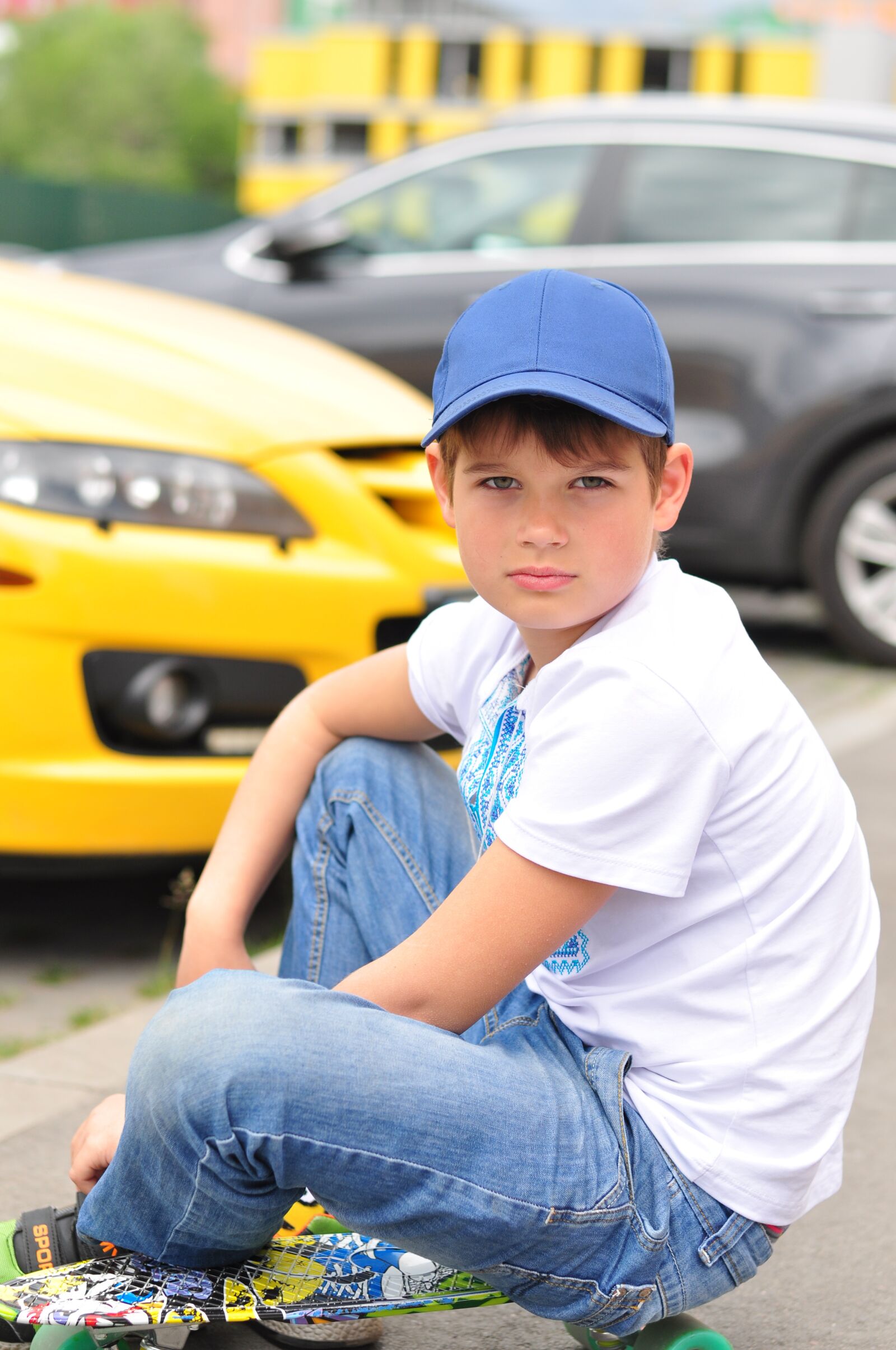 Nikon D5000 sample photo. Boy, skate, schoolboy photography