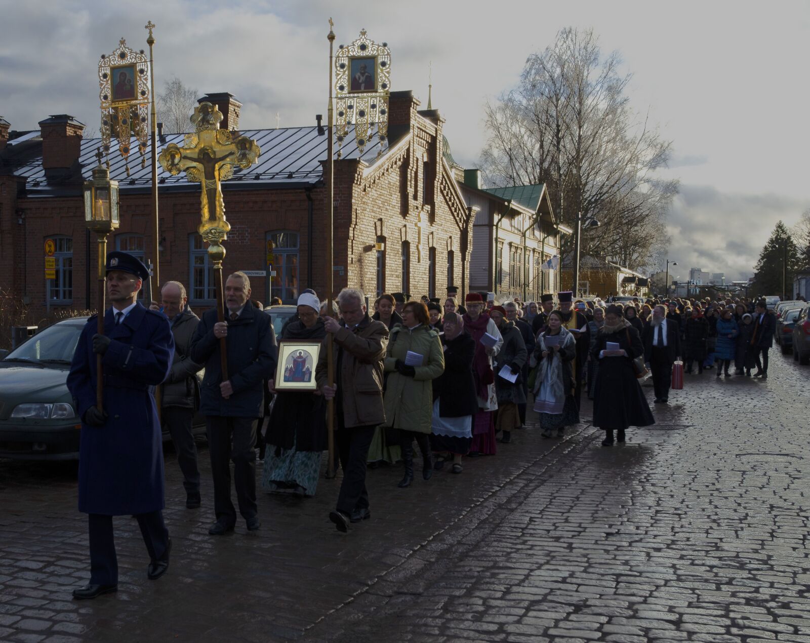 Nikon D7000 sample photo. Orthodox procession in lappeenranta photography