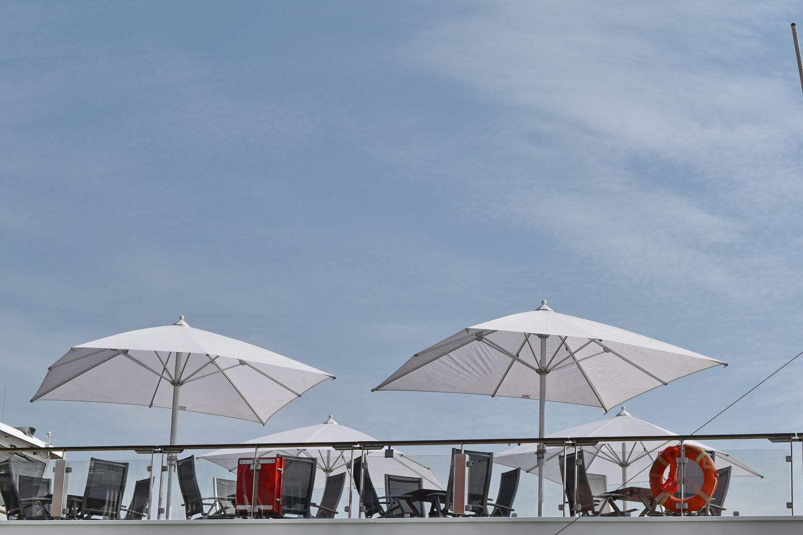 Nikon D5500 sample photo. Cruise ship, travel, umbrella photography
