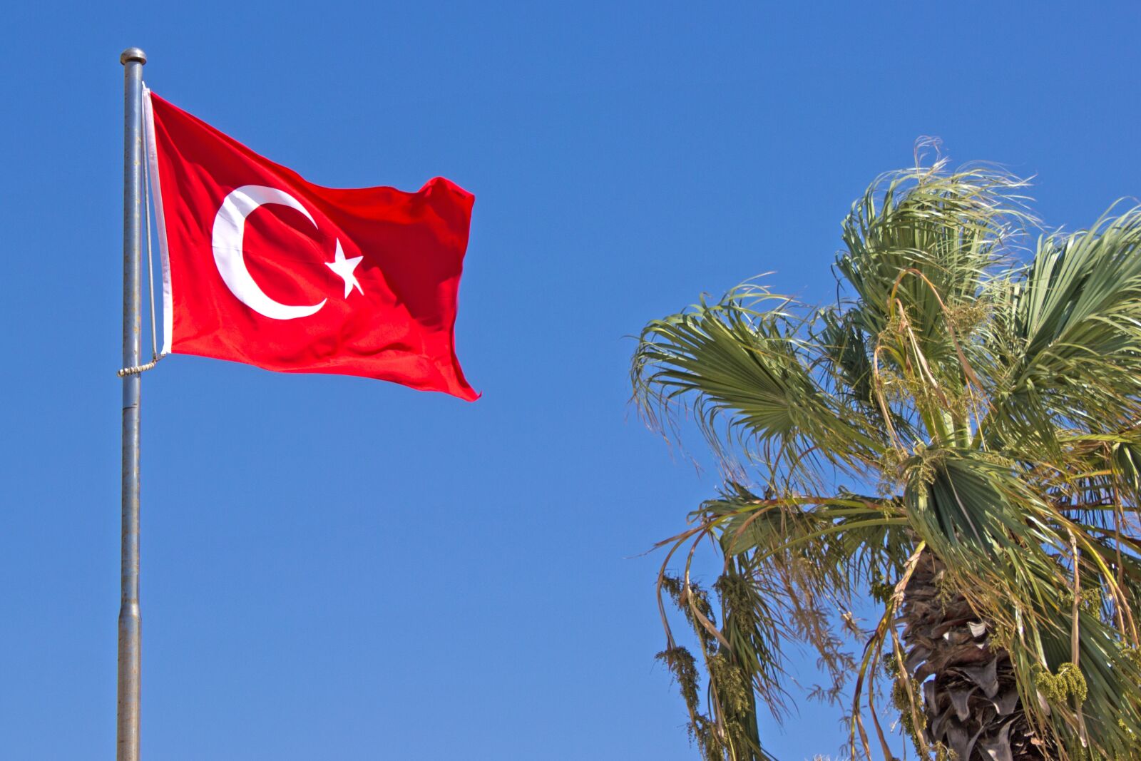 Canon EOS 600D (Rebel EOS T3i / EOS Kiss X5) sample photo. Turkish flag, flag, turkey photography