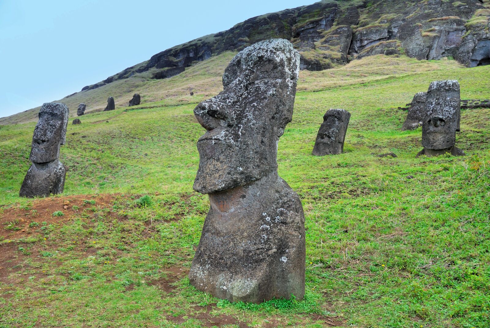 Nikon D80 sample photo. Chile, easter island, moai photography