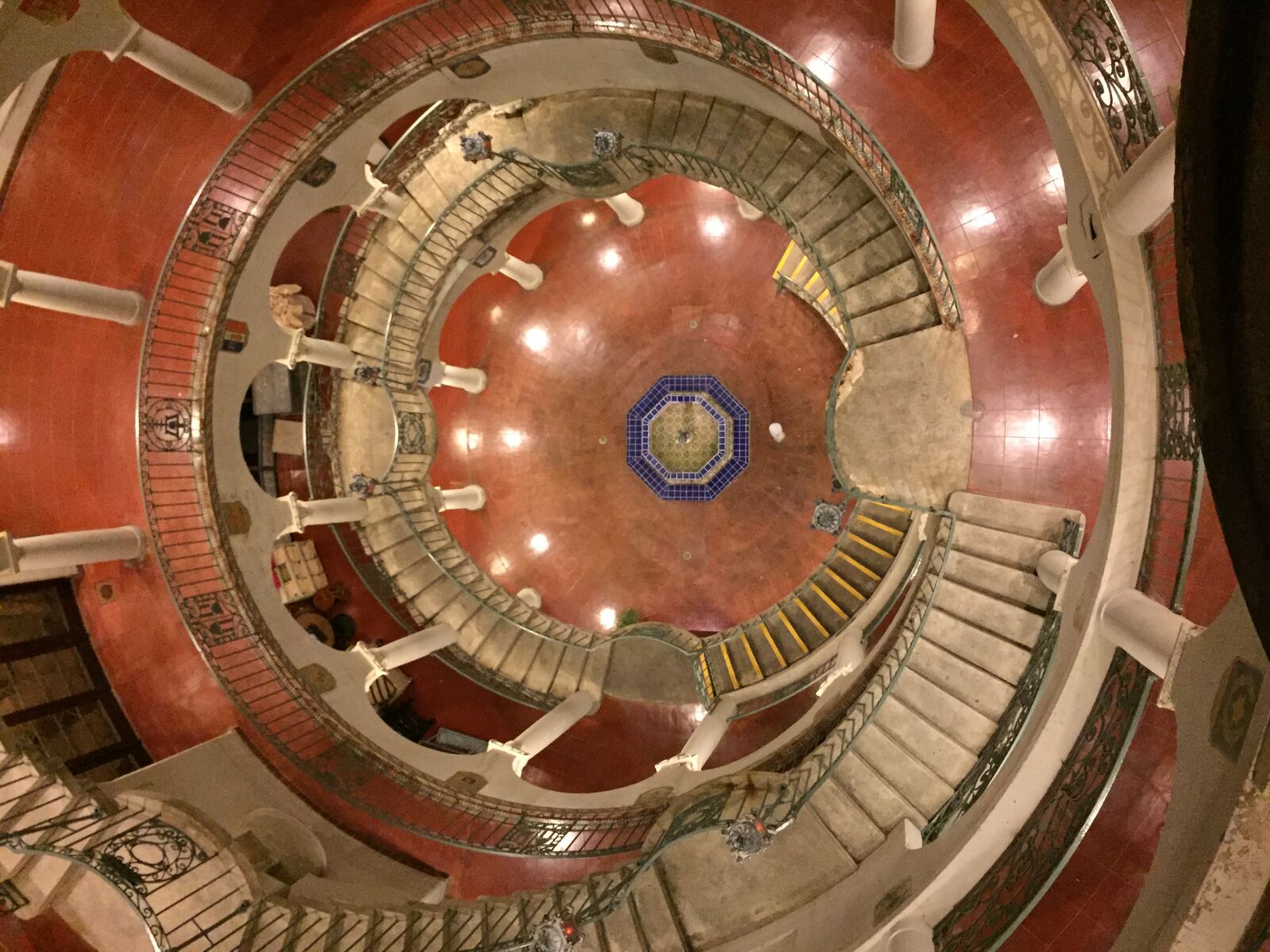 iPhone 6 back camera 4.15mm f/2.2 sample photo. Spiral, stairwell, staircase photography