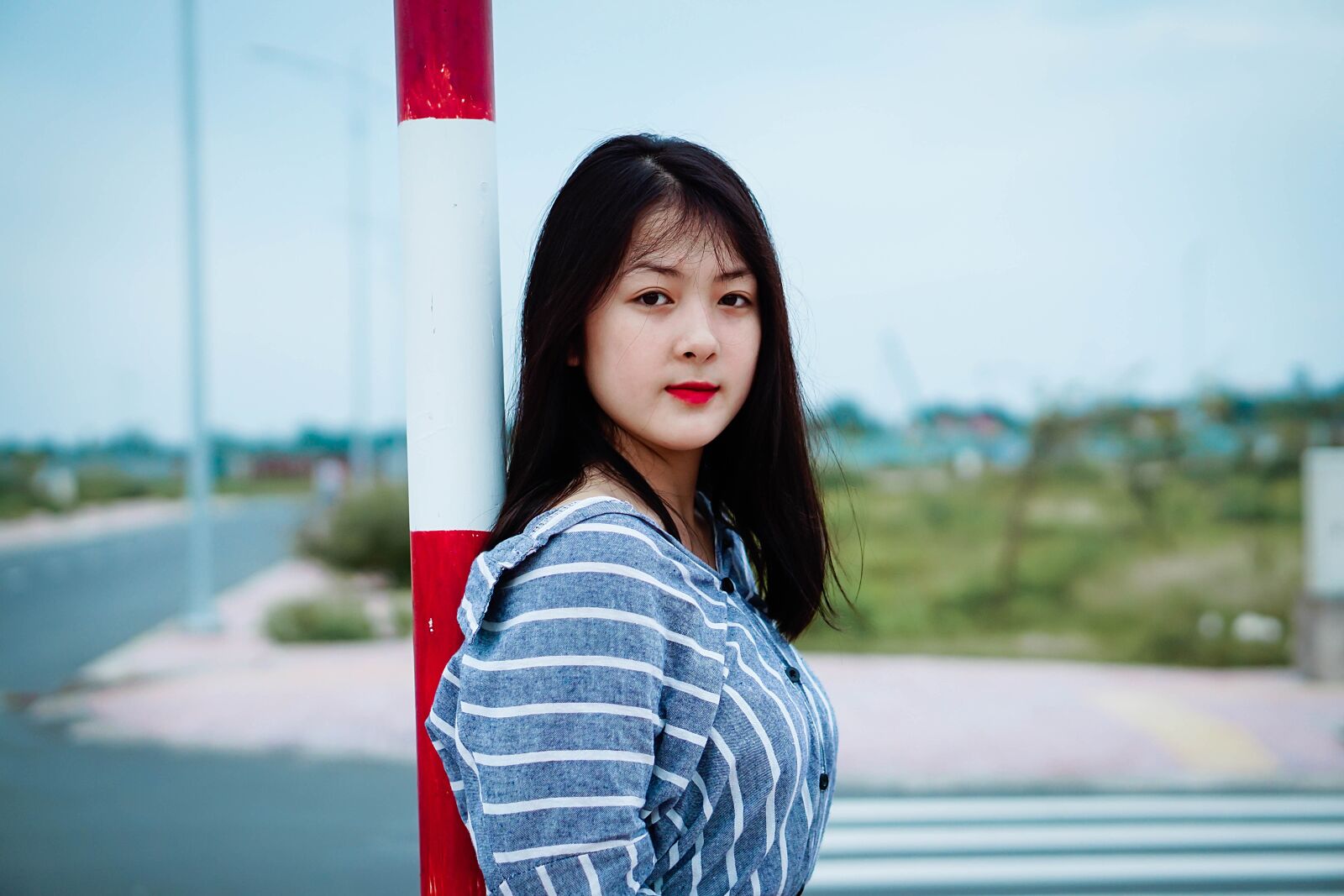 E 50mm F1.8 OSS sample photo. Girl, beautiful, woman photography