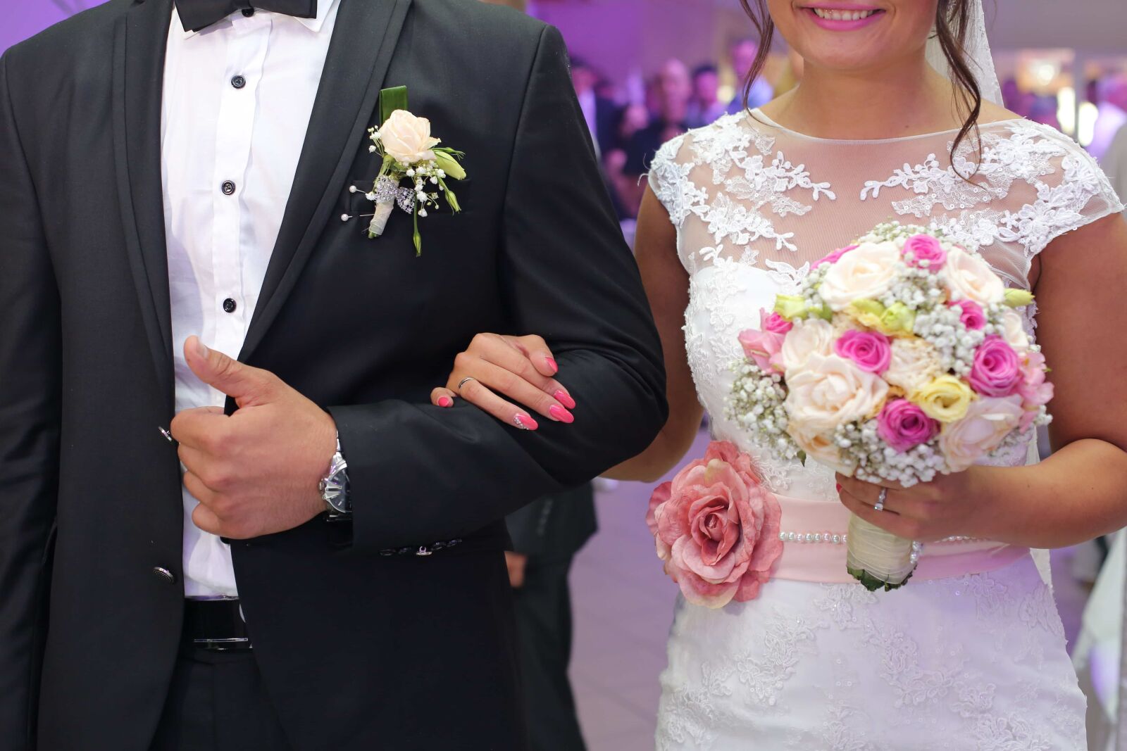 Canon EOS 5D Mark III sample photo. Bouquet, bride, ceremony, dress photography