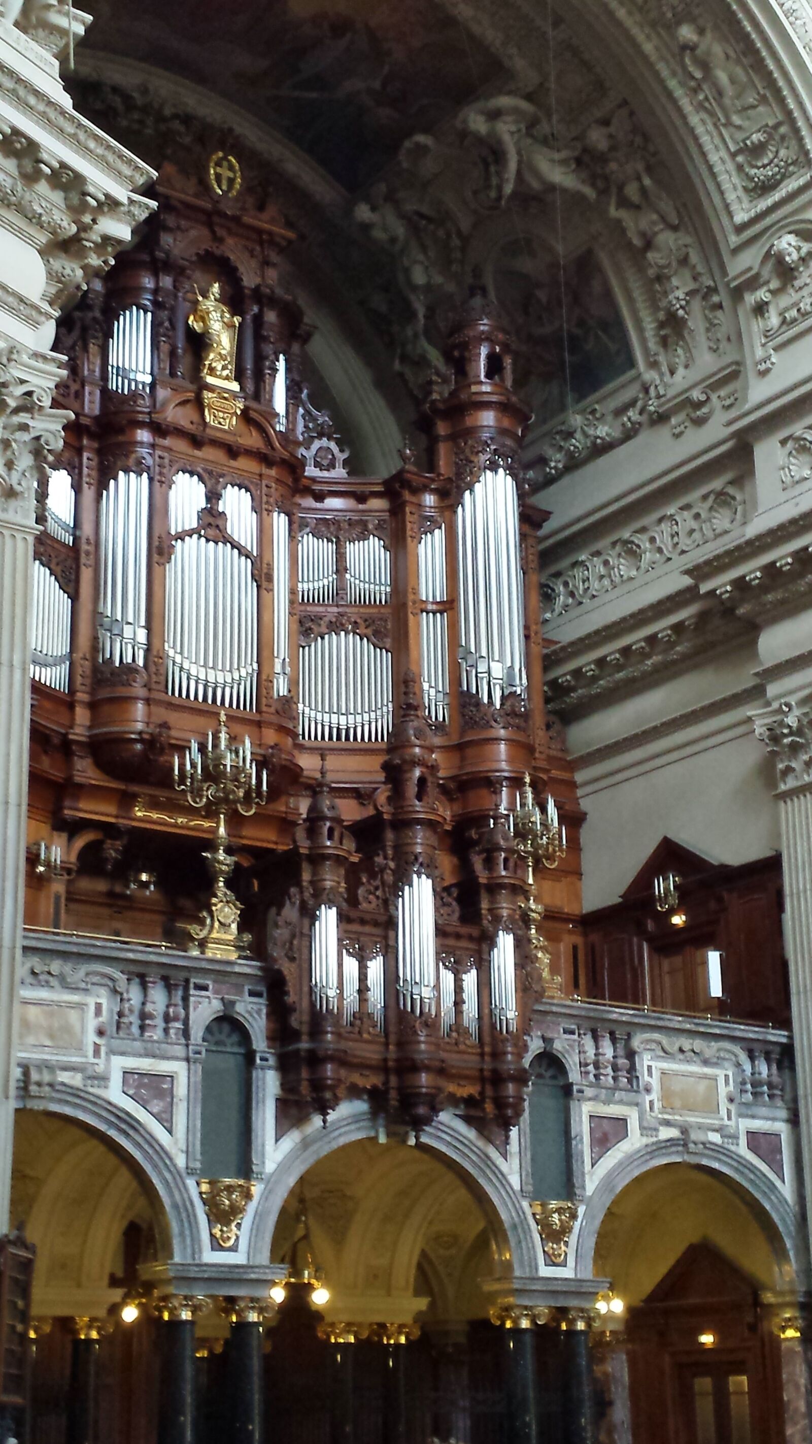 Samsung Galaxy S4 sample photo. Organ, dom, berlin photography