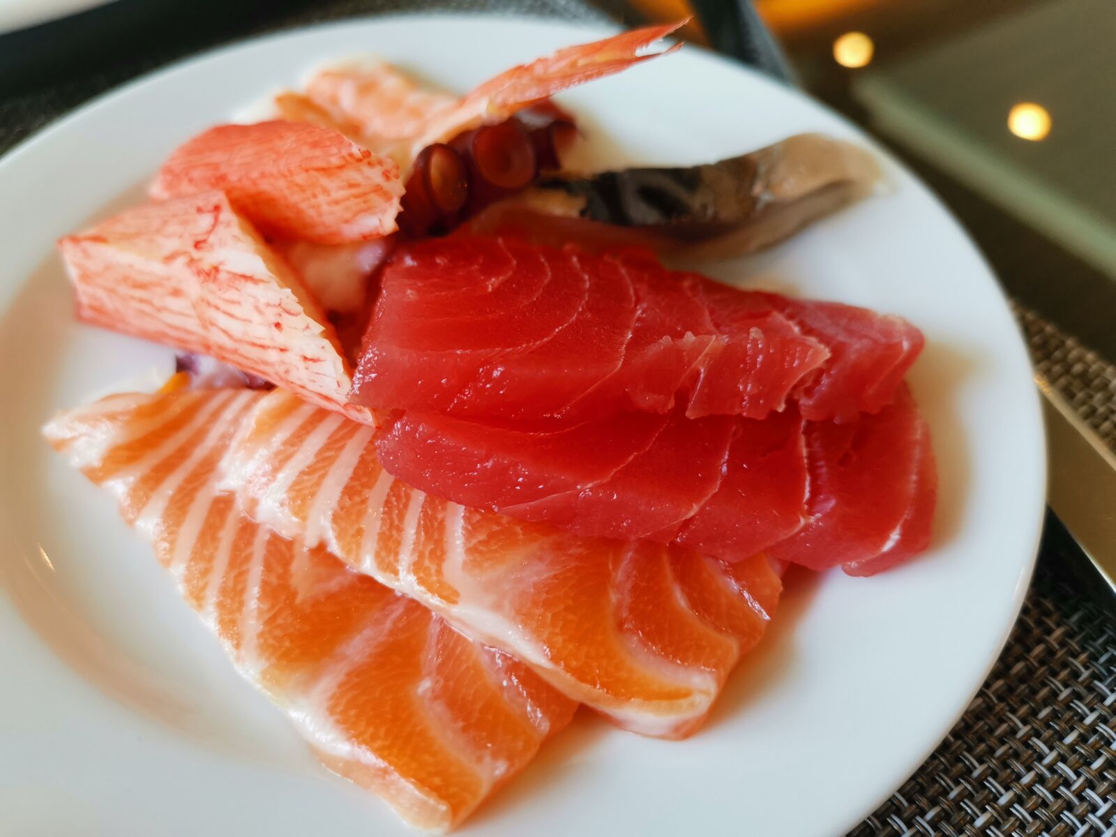HUAWEI LYA-L29 sample photo. Sushi, meat, salmon photography