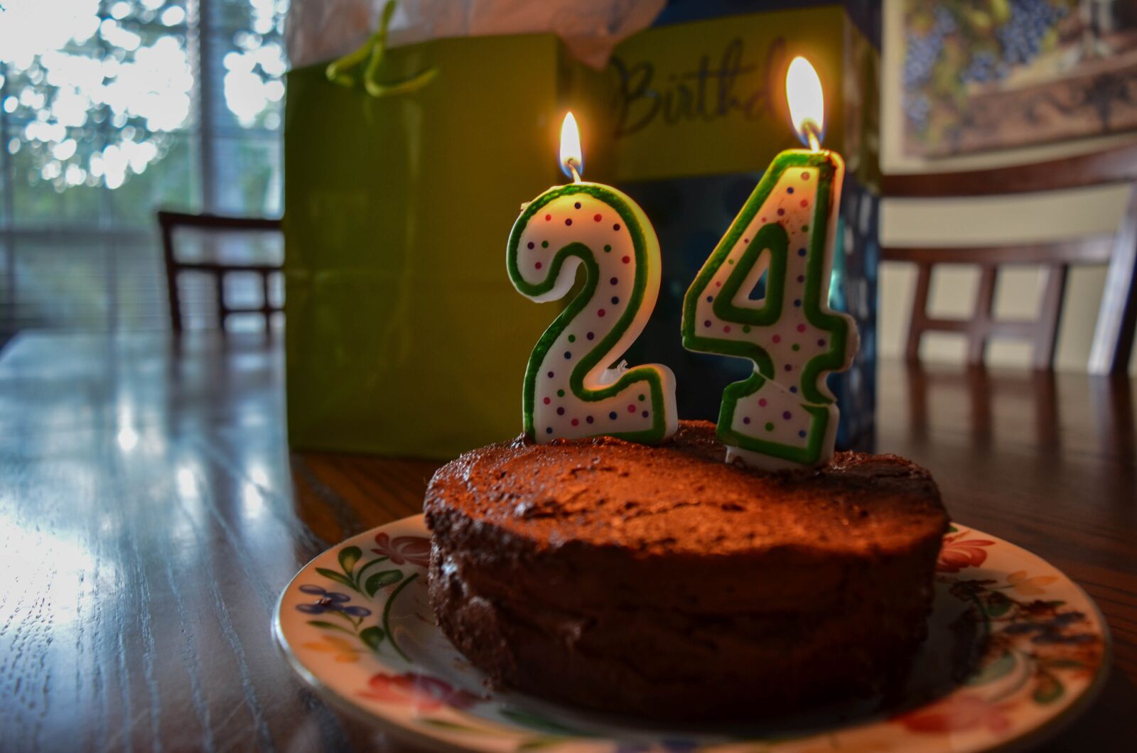 Nikon D5100 sample photo. Birthday, 24, candles photography