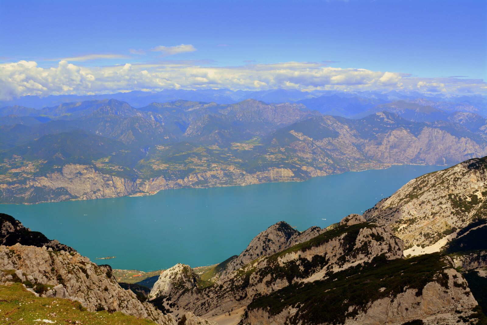 Nikon D7100 sample photo. Mountains, lake, garda photography