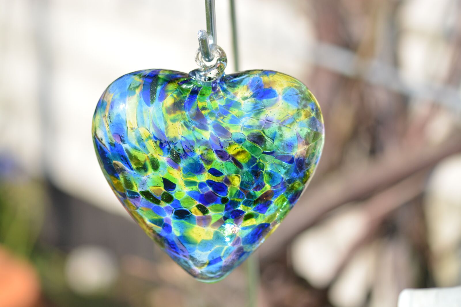 Nikon D5200 sample photo. Heart, joska, glass art photography
