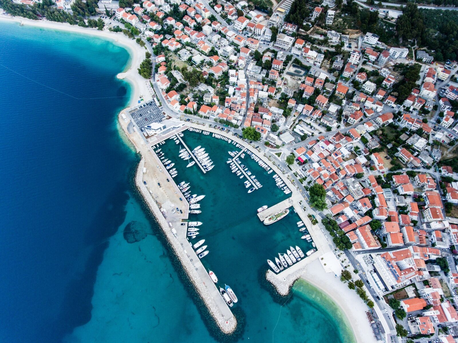 DJI FC330 sample photo. Croatia, dalmatia, sea photography