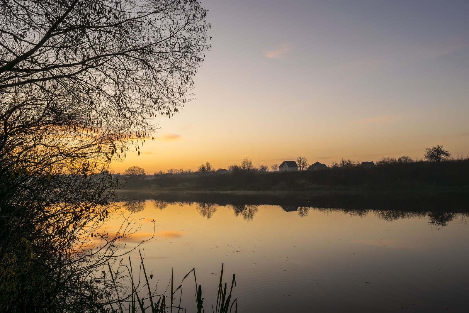 Nikon D3300 sample photo. Dawn, river, reflection photography