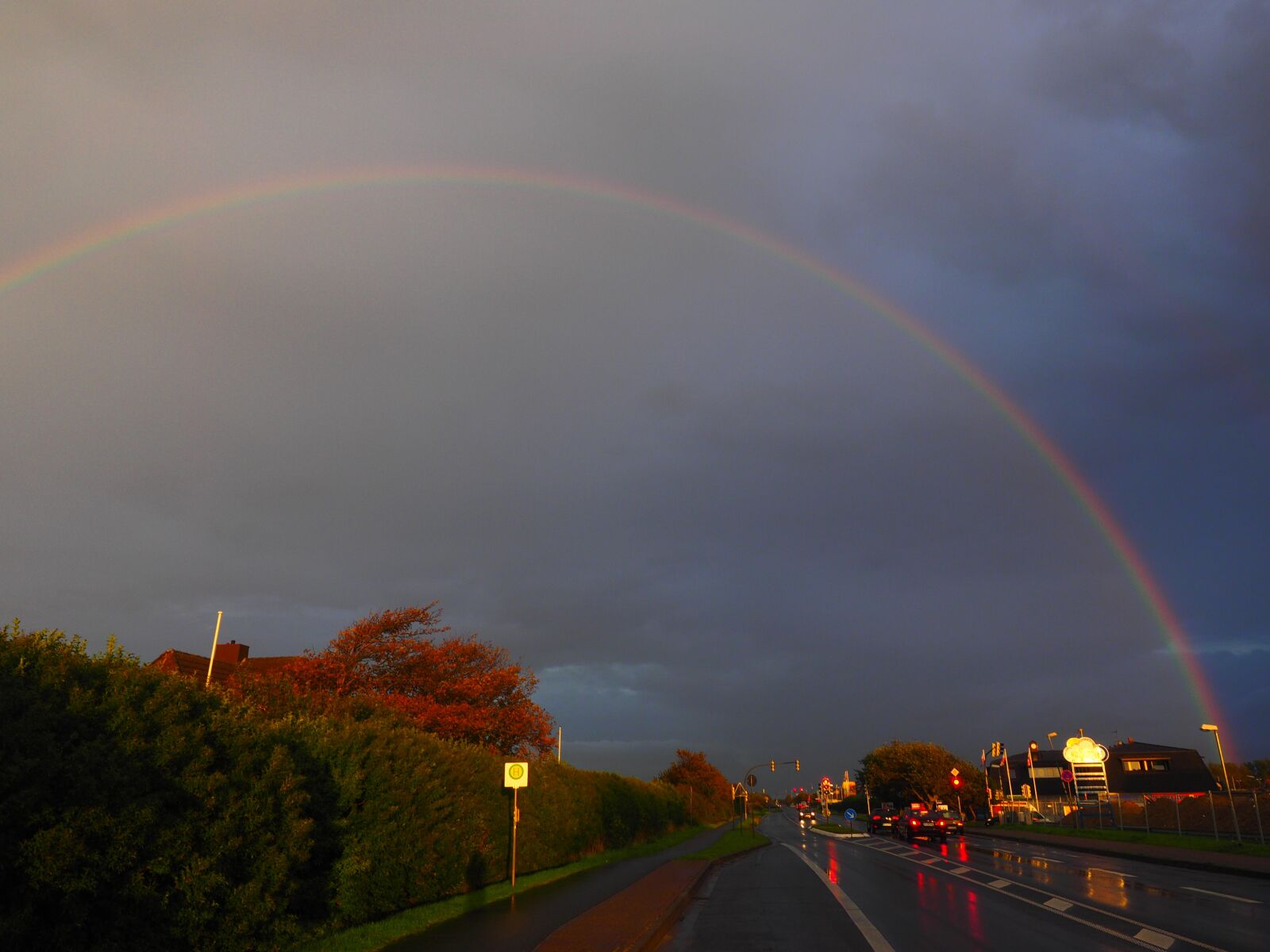 Olympus OM-D E-M1 + Olympus M.Zuiko Digital ED 12-40mm F2.8 Pro sample photo. Rainbow, westerland, sylt photography