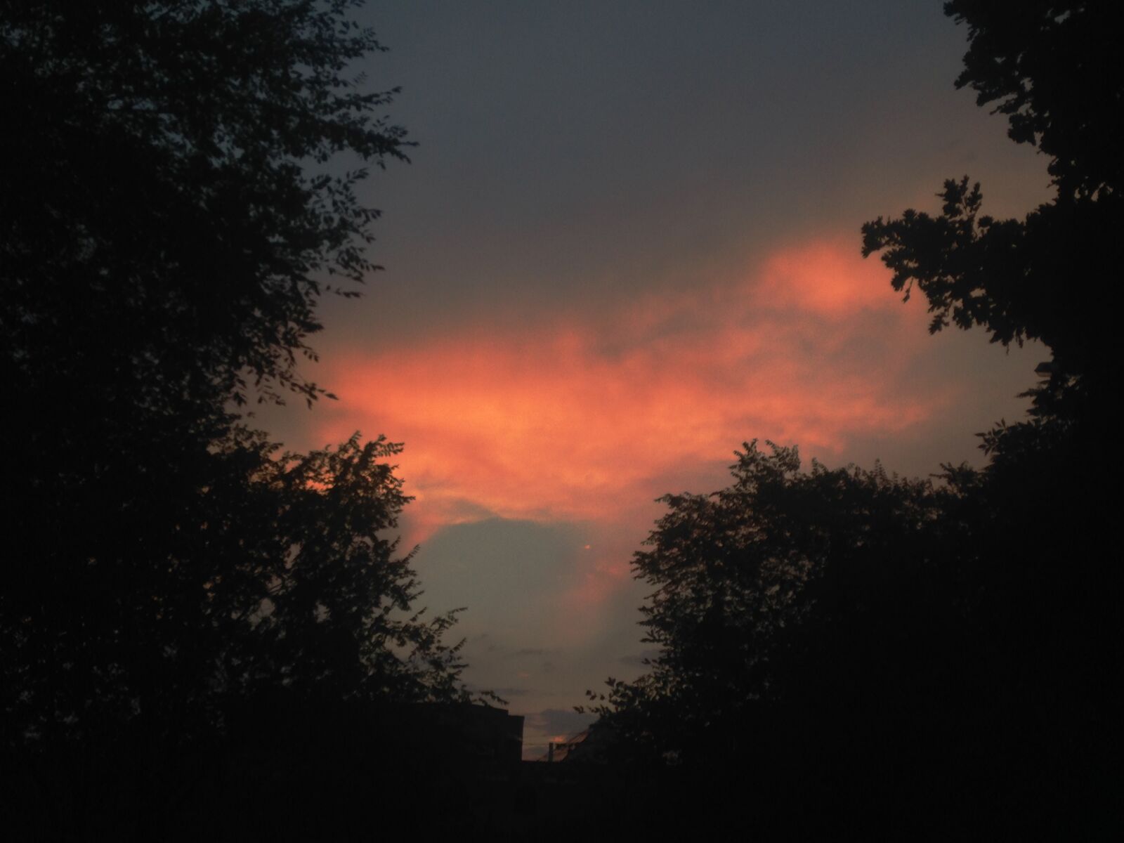 iPhone 5c back camera 4.12mm f/2.4 sample photo. Sky, sunset, vintage photography