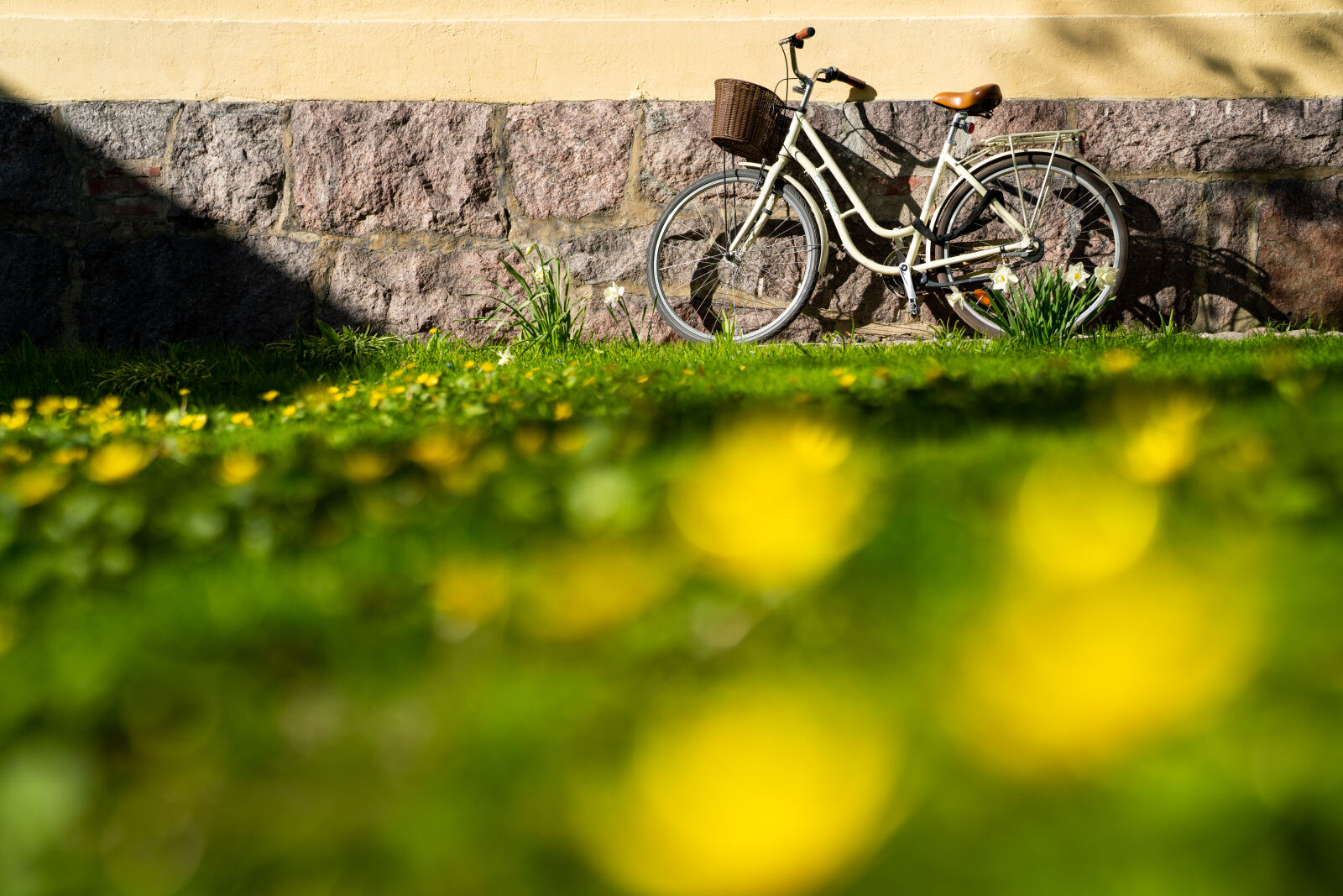 Sony FE 50mm F1.2 GM sample photo. Bicycle next to the photography