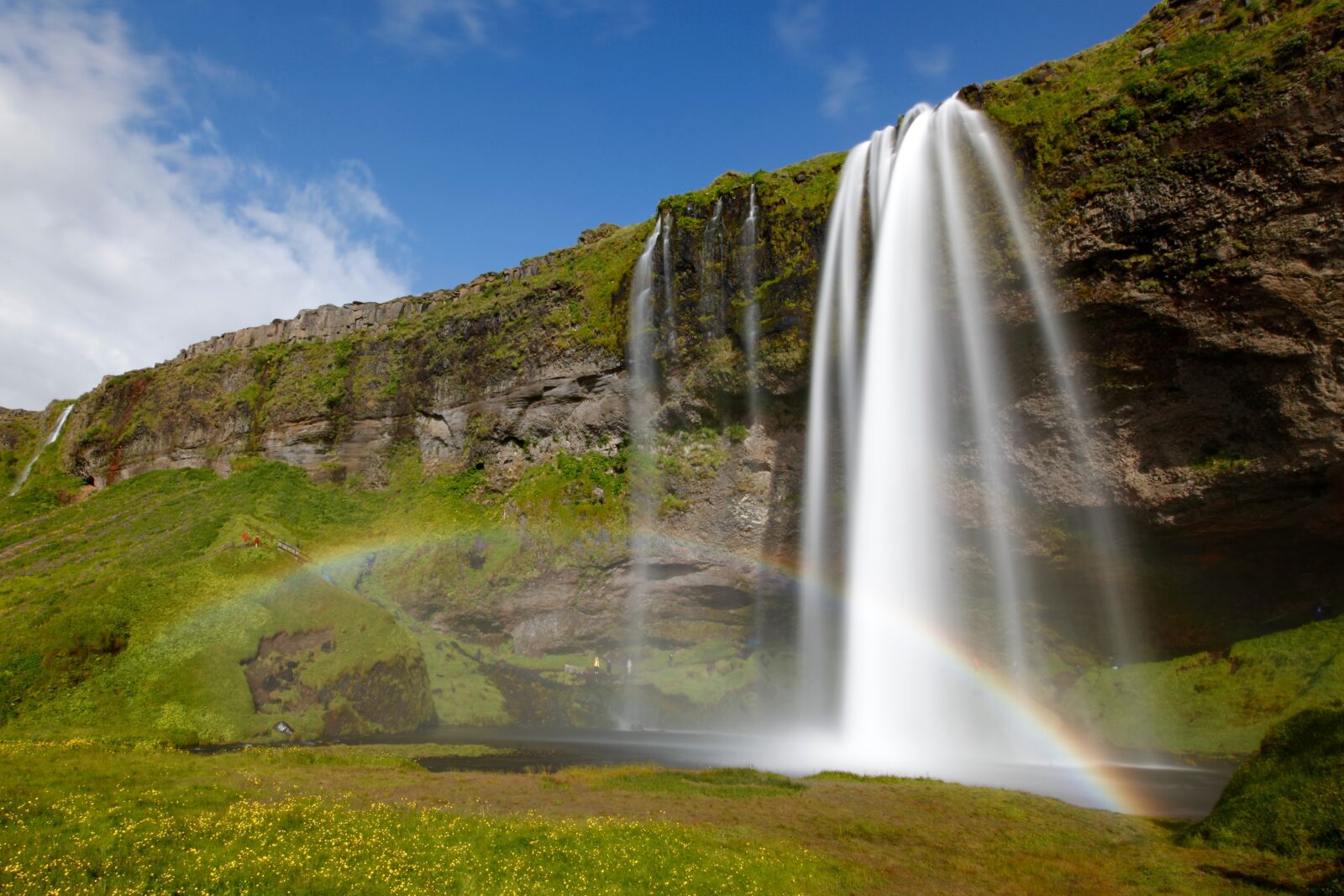Canon EOS 5D Mark II sample photo. Waterfall, iceland, rainbow photography